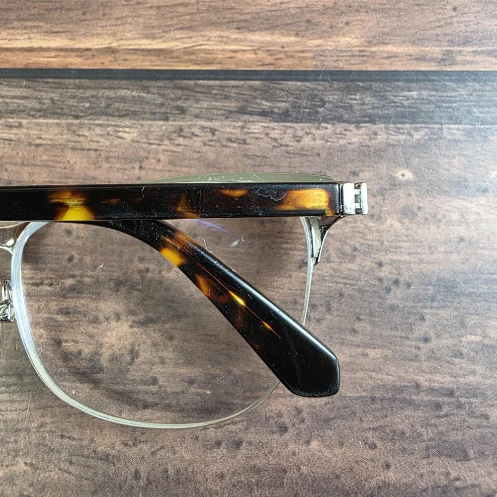Kate Spade Brieana B3V Purple Tortoise Cat Eye‎ Semi Rimless Eyeglass 52-17-140